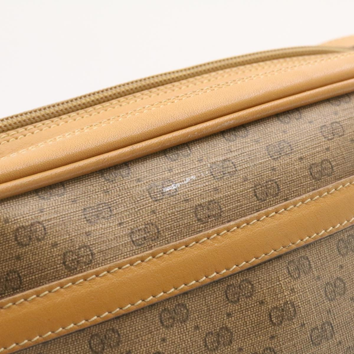 Gucci Leather Canvas Shoulder Bag