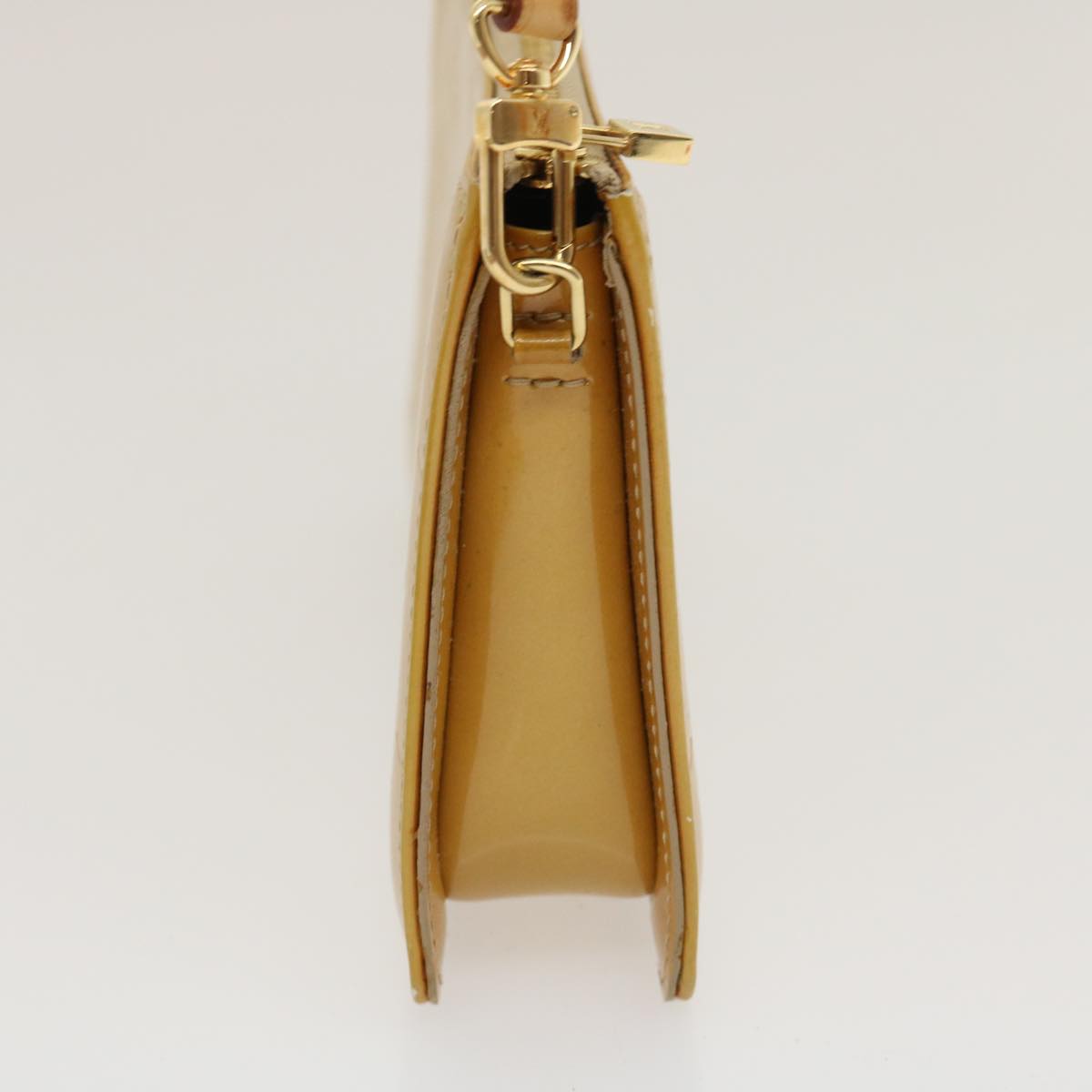 LOUIS VUITTON Monogram Vernis Lexington Pouch Beige ? LV Auth am2359g Clutch