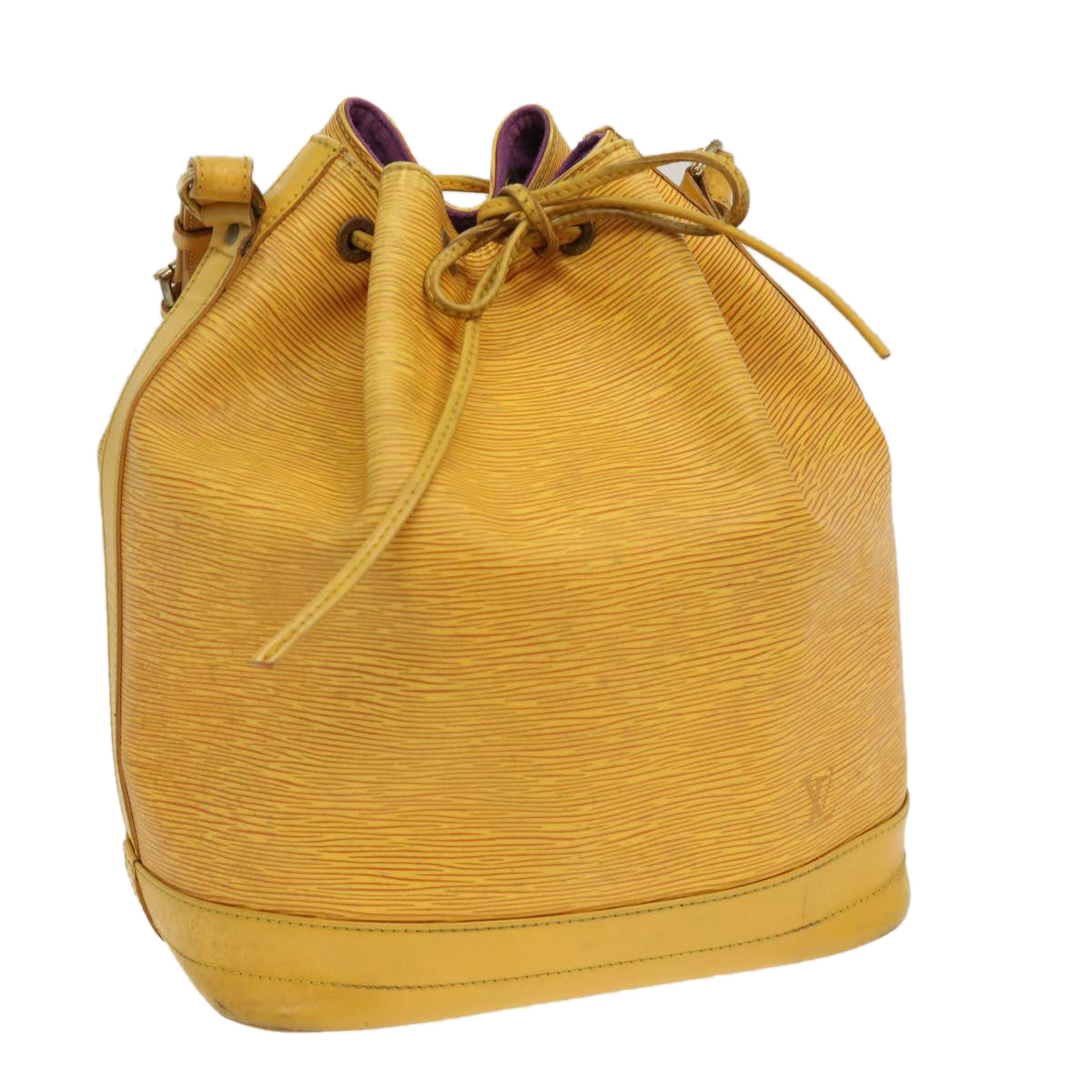 LOUIS VUITTON Epi Noe Shoulder Bag Yellow LV Auth am2517g