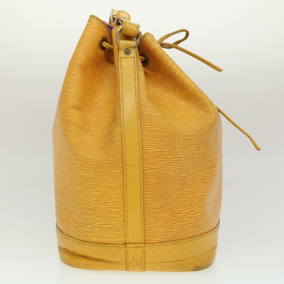 LOUIS VUITTON Epi Noe Shoulder Bag Yellow LV Auth am2517g