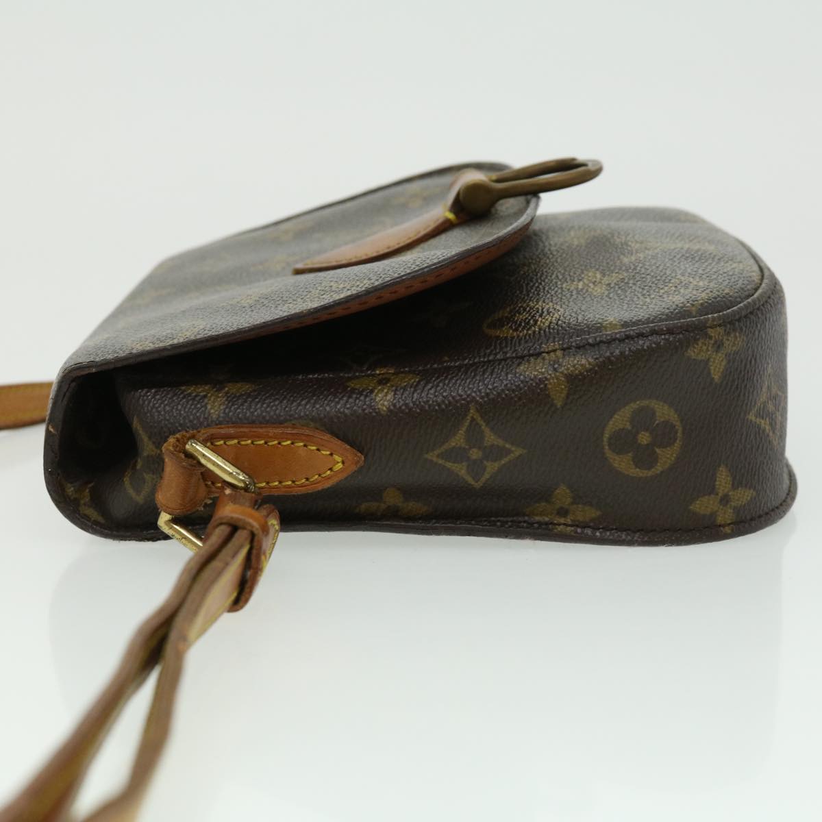 LOUIS VUITTON Monogram Saint Cloud MM Shoulder Bag LV Auth am2789g