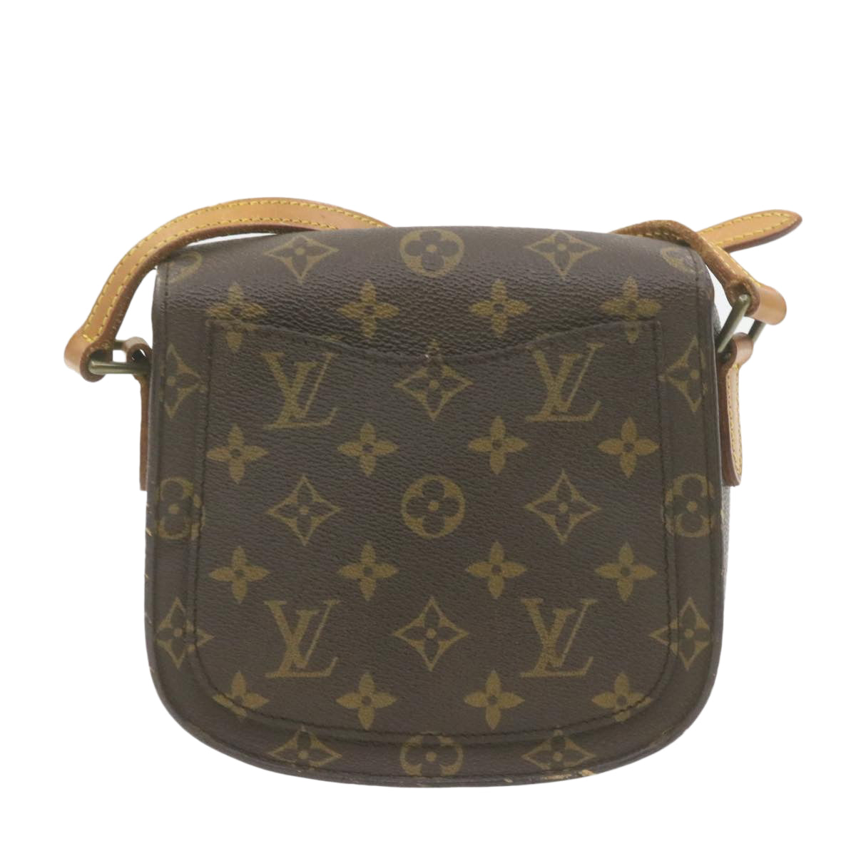 LOUIS VUITTON Monogram Saint Cloud PM Shoulder Bag LV Auth am608g
