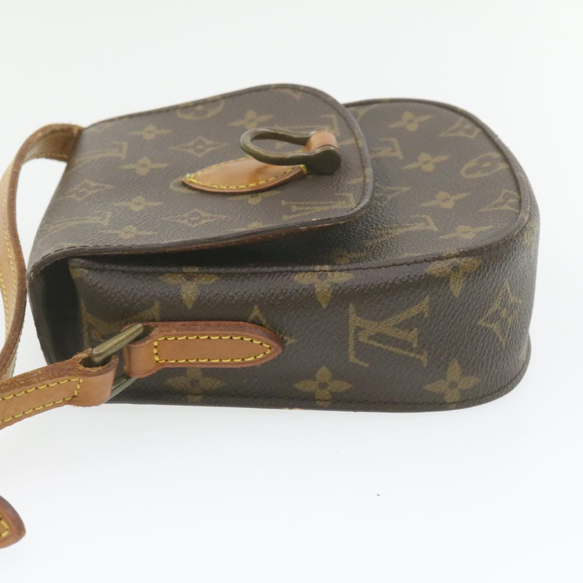 LOUIS VUITTON Monogram Saint Cloud PM Shoulder Bag LV Auth am608g