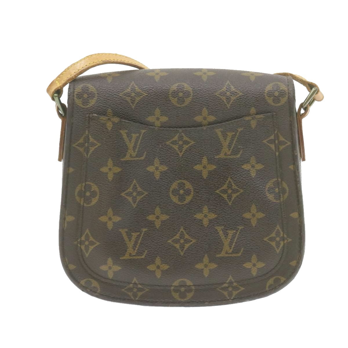 LOUIS VUITTON Monogram Saint Cloud MM Shoulder Bag LV Auth am683g