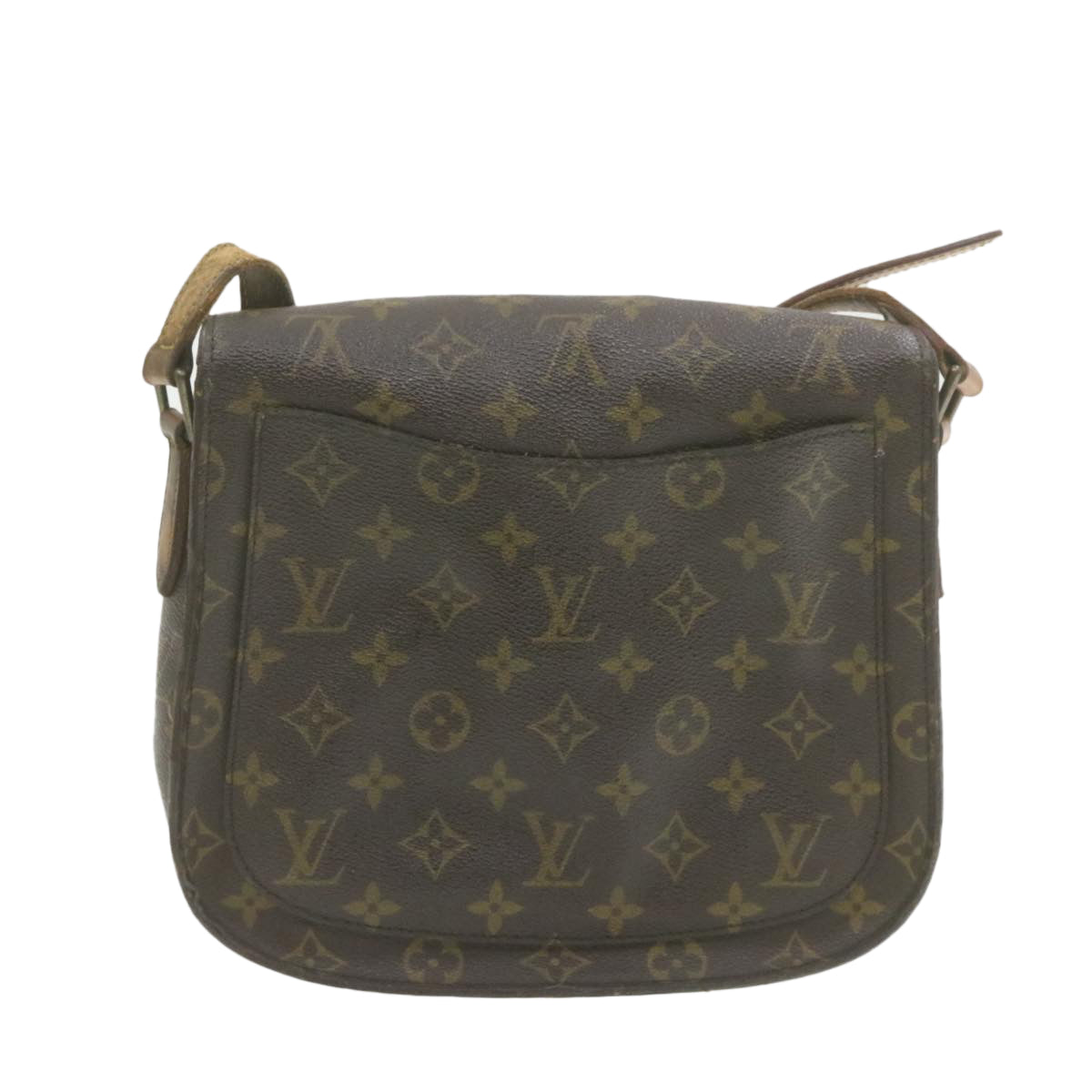 LOUIS VUITTON Monogram Saint Cloud GM Shoulder Bag LV Auth am749g