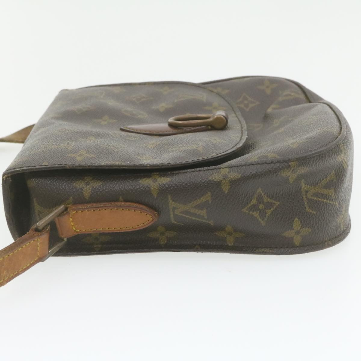 LOUIS VUITTON Monogram Saint Cloud GM Shoulder Bag LV Auth am749g