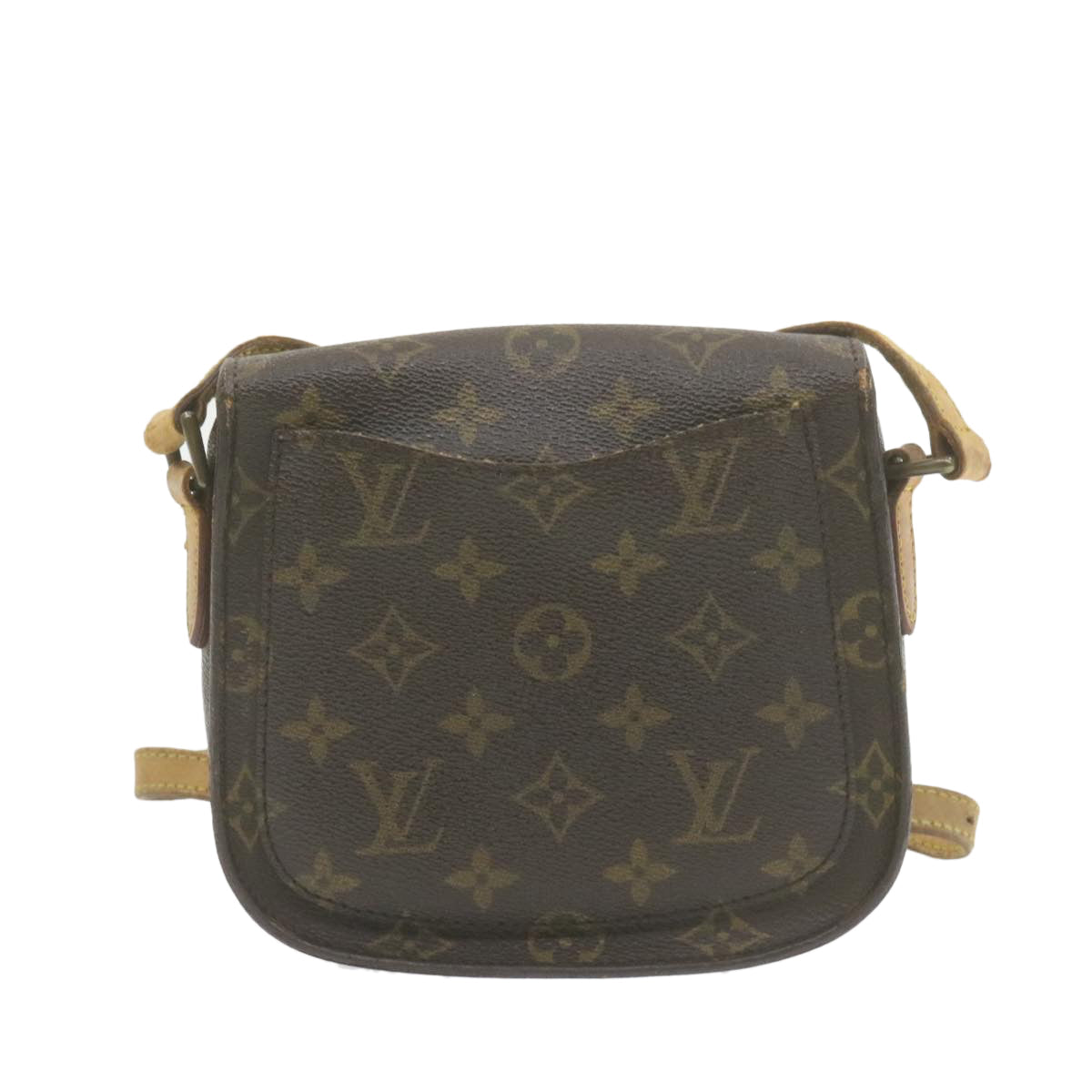 LOUIS VUITTON Monogram Saint Cloud PM Shoulder Bag LV Auth am754g