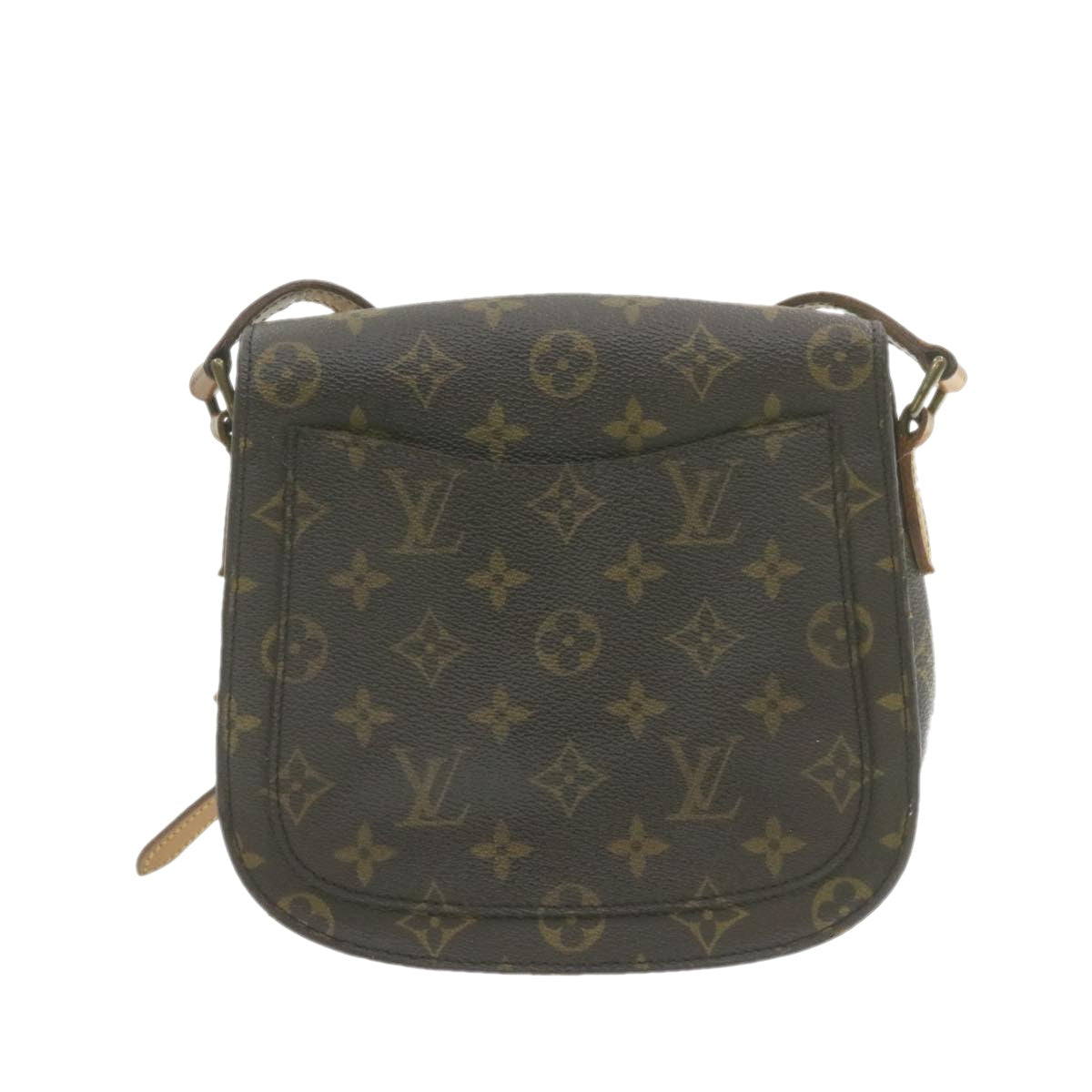 LOUIS VUITTON Monogram Saint Cloud MM Shoulder Bag LV Auth am937g