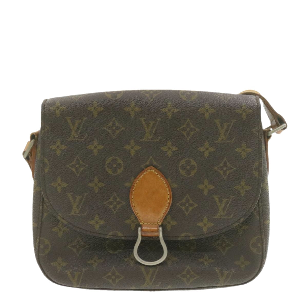 LOUIS VUITTON Monogram Saint Cloud GM Shoulder Bag LV Auth am947g