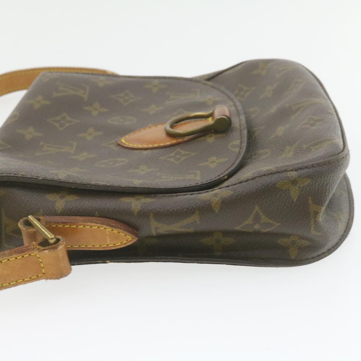 LOUIS VUITTON Monogram Saint Cloud GM Shoulder Bag LV Auth am978g