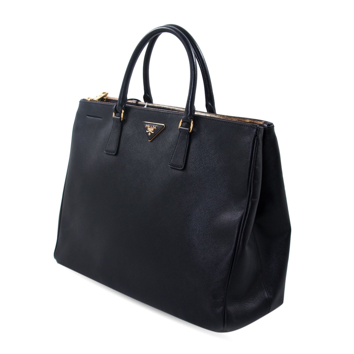 Prada Extra Large Lux Galleria Double Zip Tote