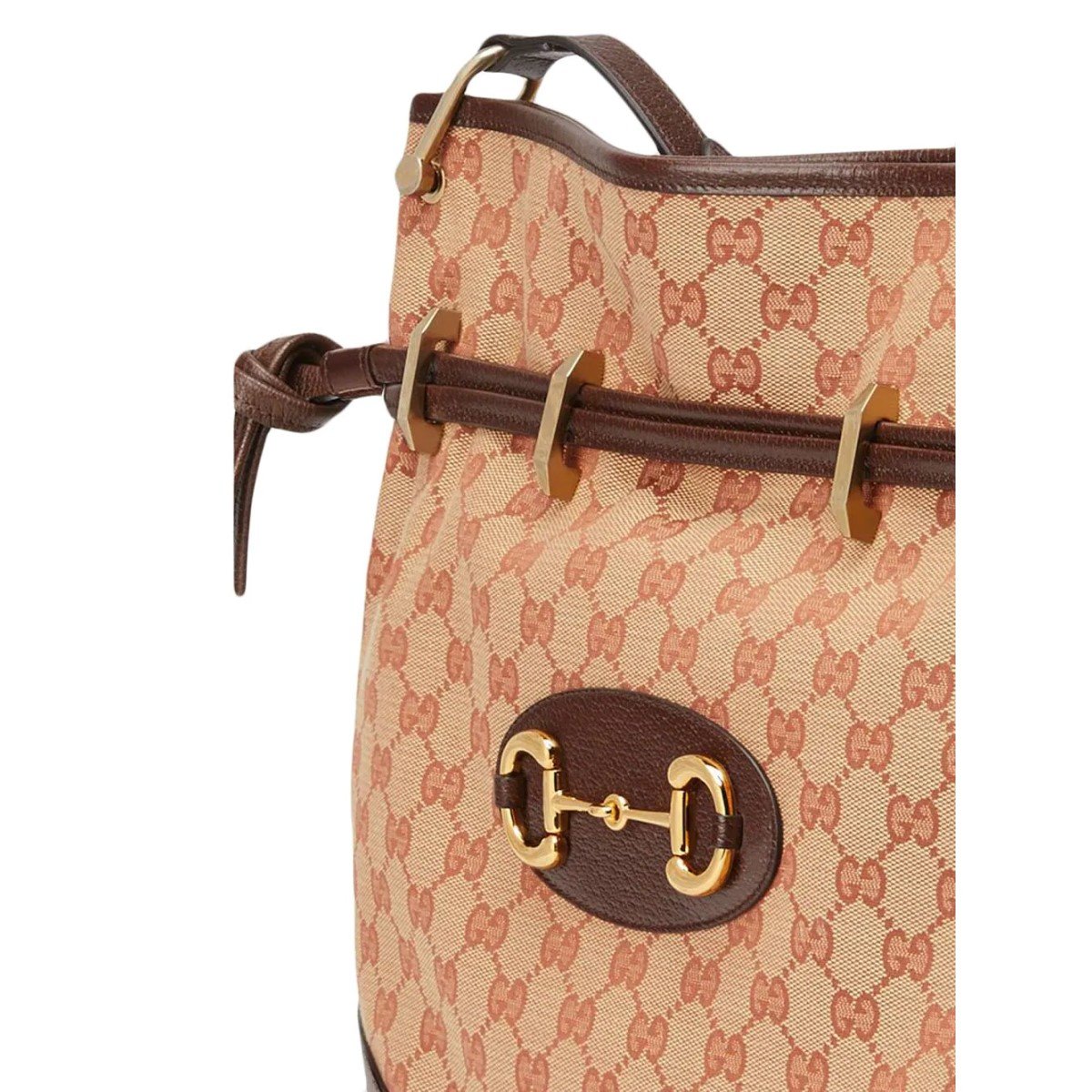 Gucci Monogram Leather Canvas Crossbody