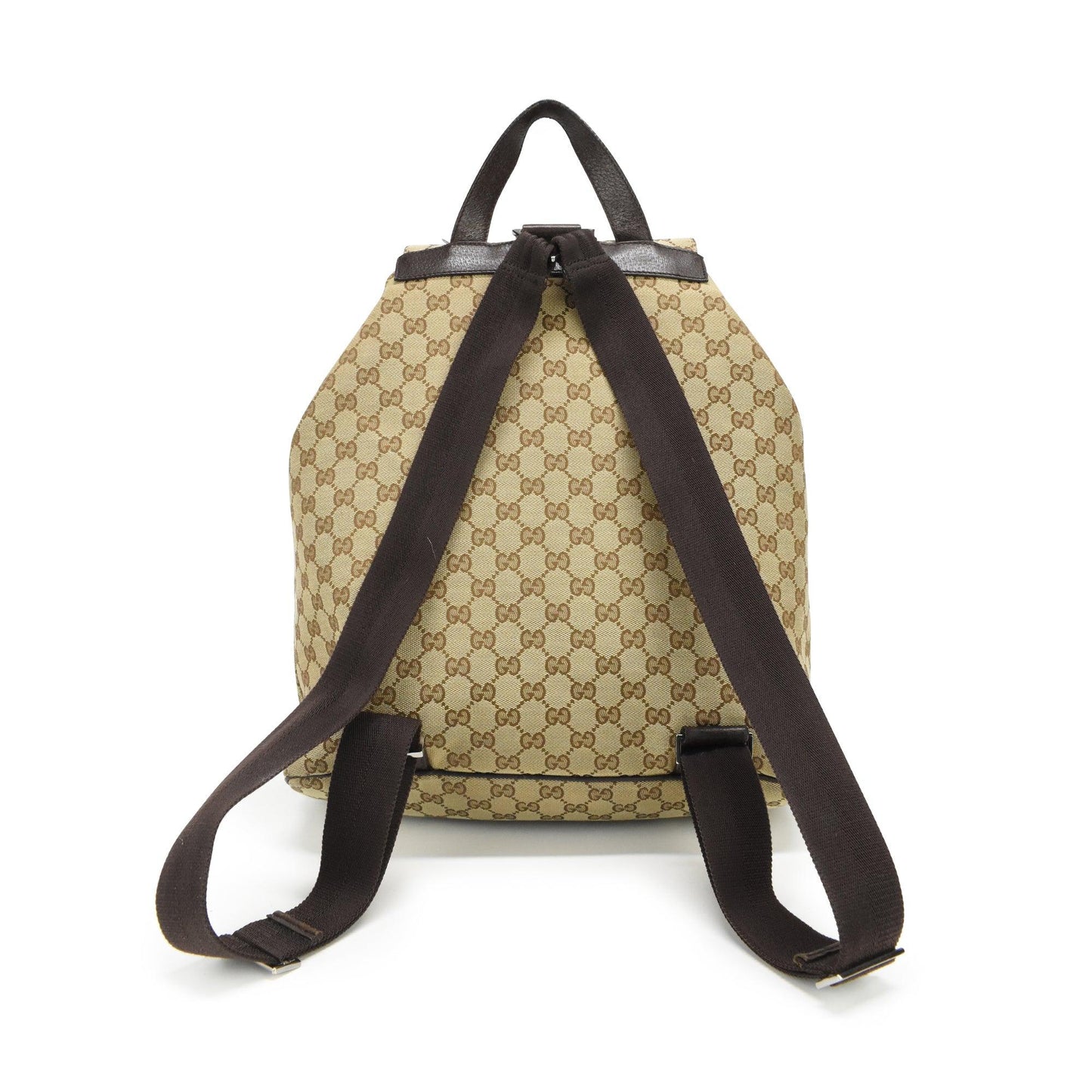 Gucci Monogram Leather Canvas Shoulder Bag
