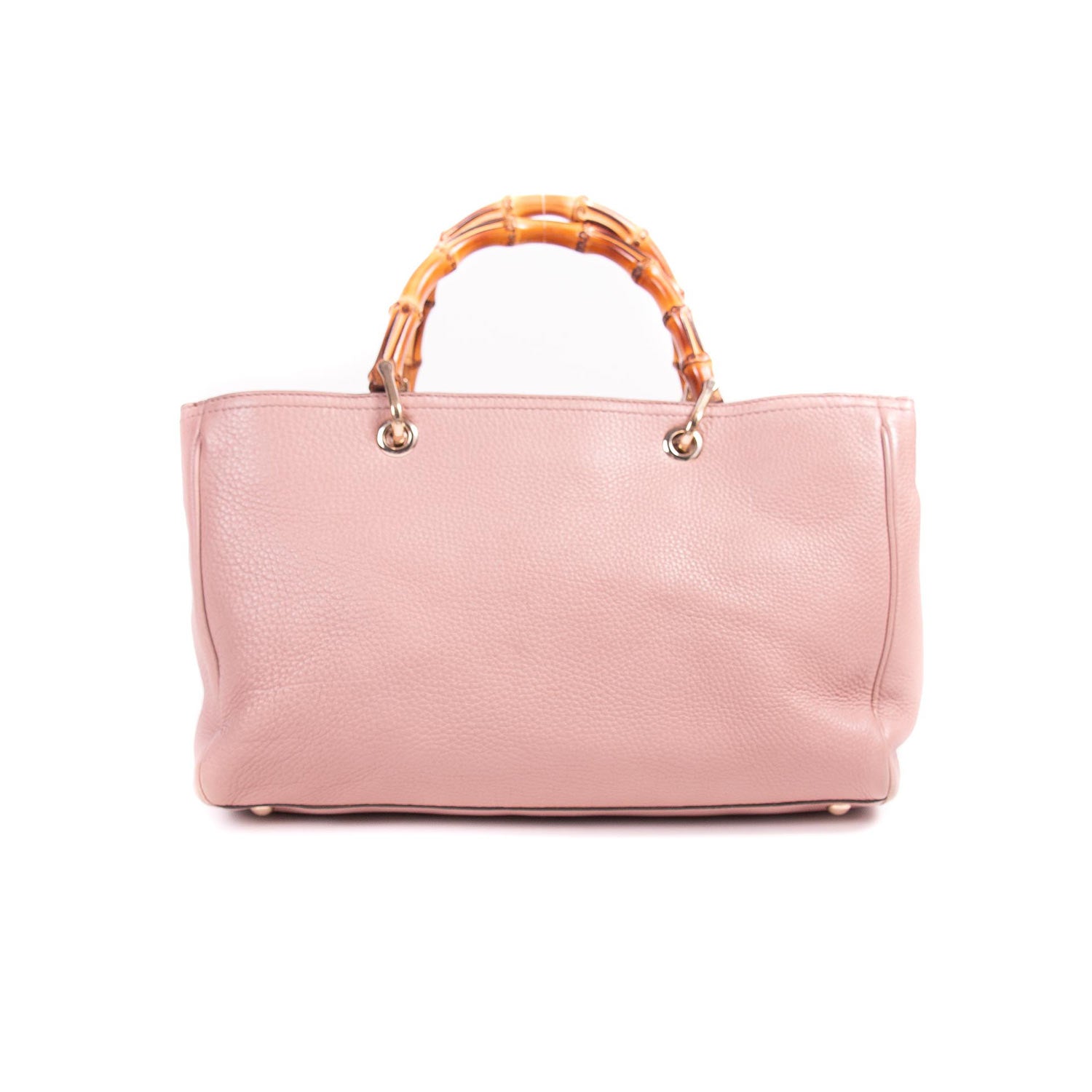 Gucci Bamboo Leather Canvas Tote Style 3