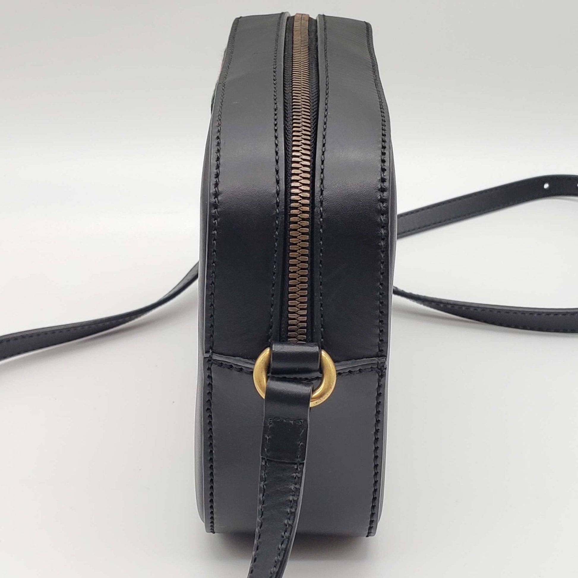 Gucci Black Leather Crossbody Style 1