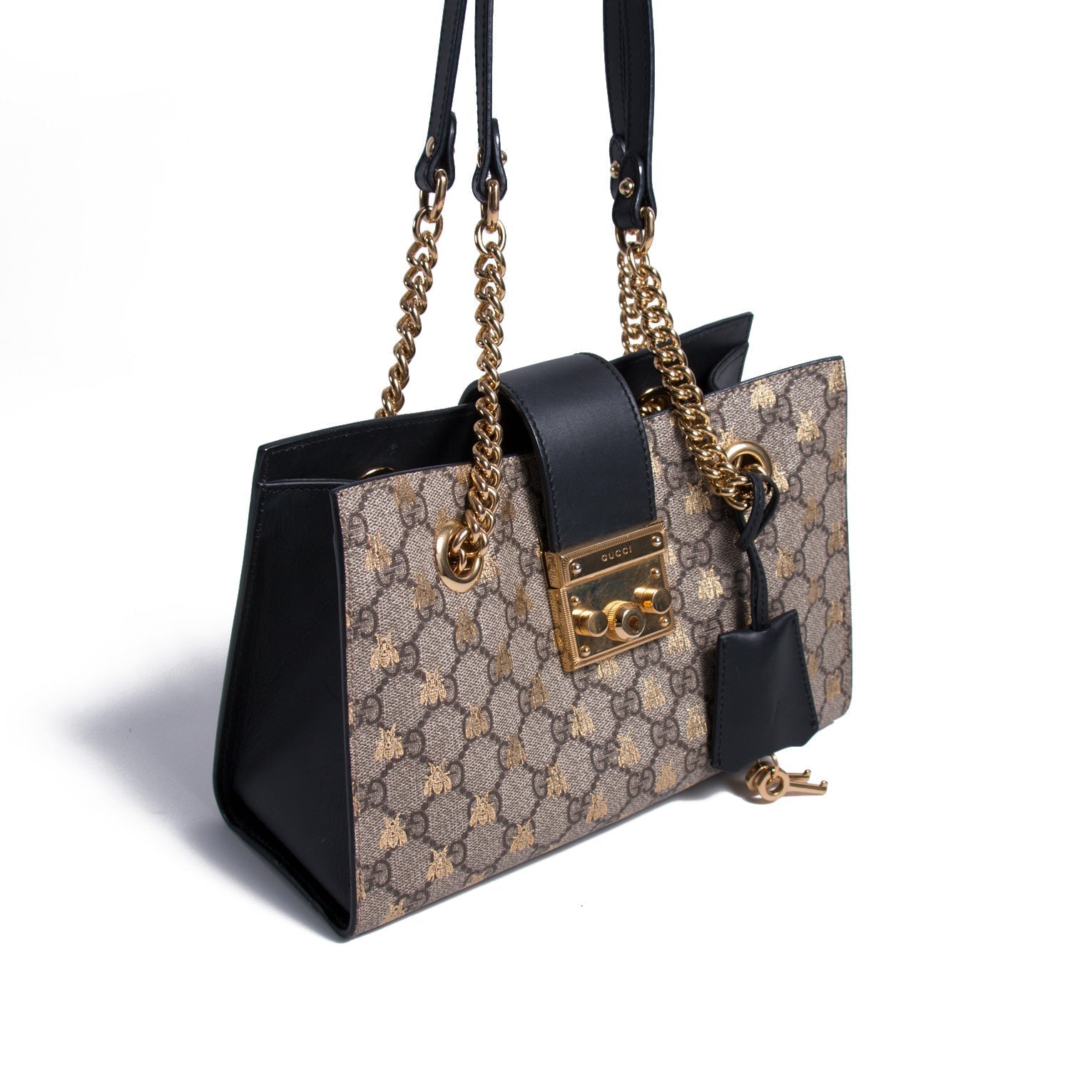 Gucci Padlock Leather Chain Shoulder Bag Style 3