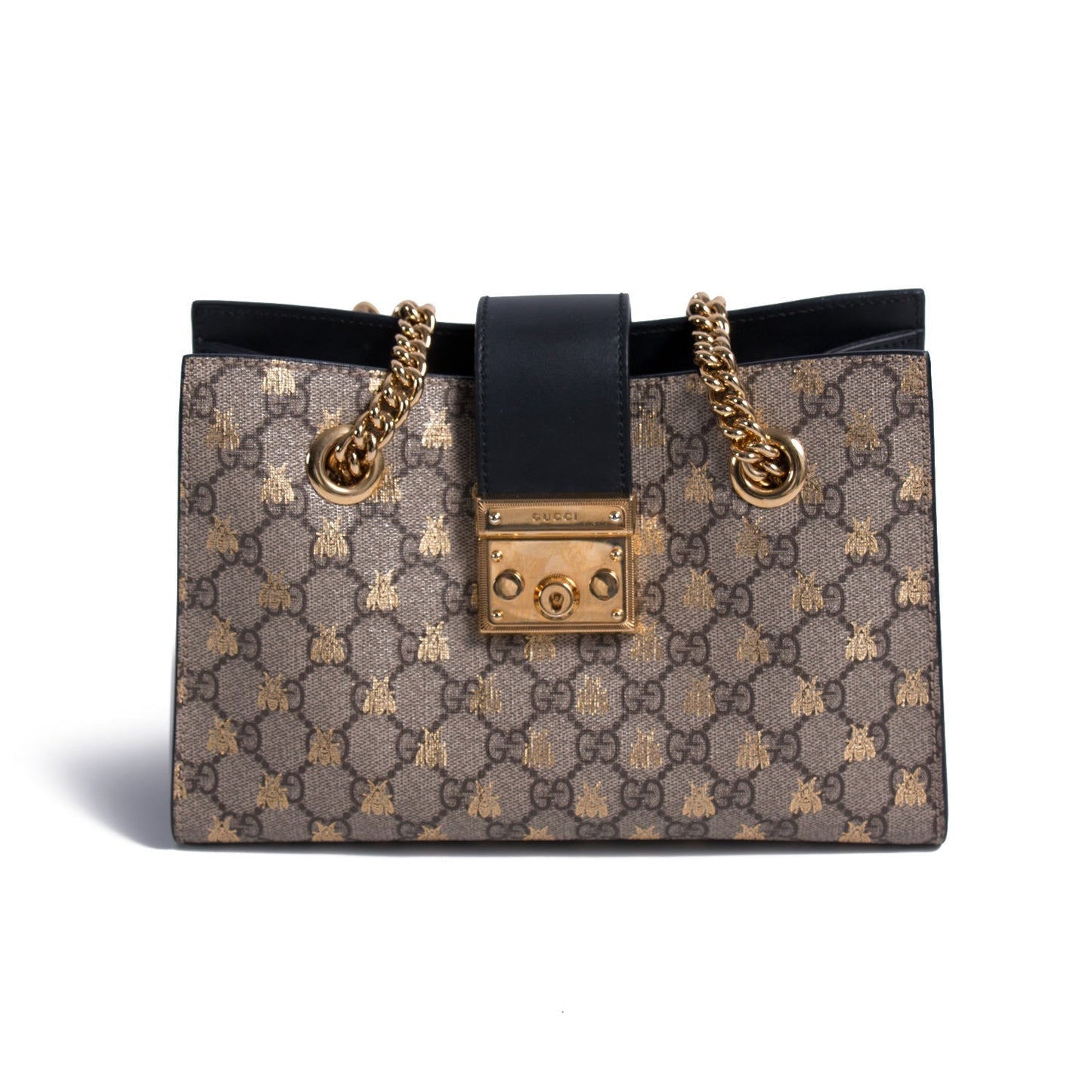 Gucci Padlock Leather Chain Shoulder Bag Style 3