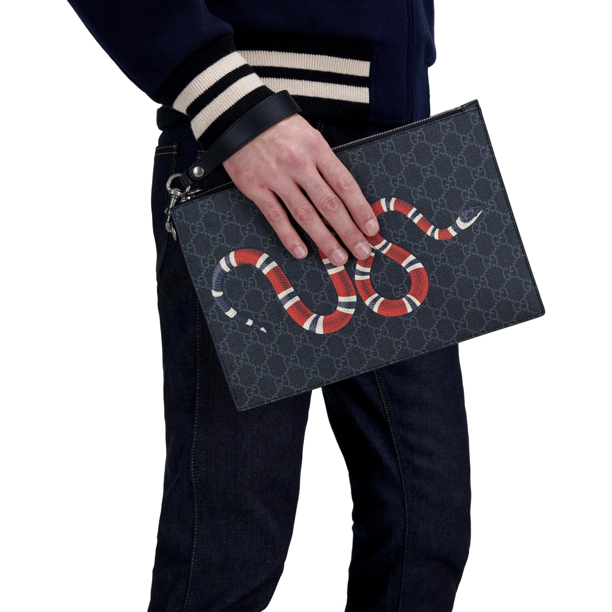 Gucci Monogram Canvas Crossbody