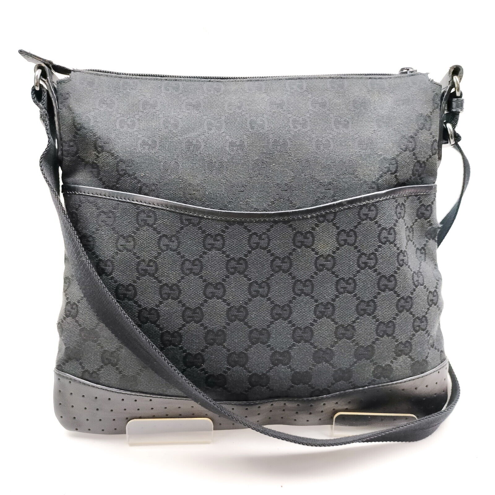 Gucci Black Canvas Crossbody Style 1
