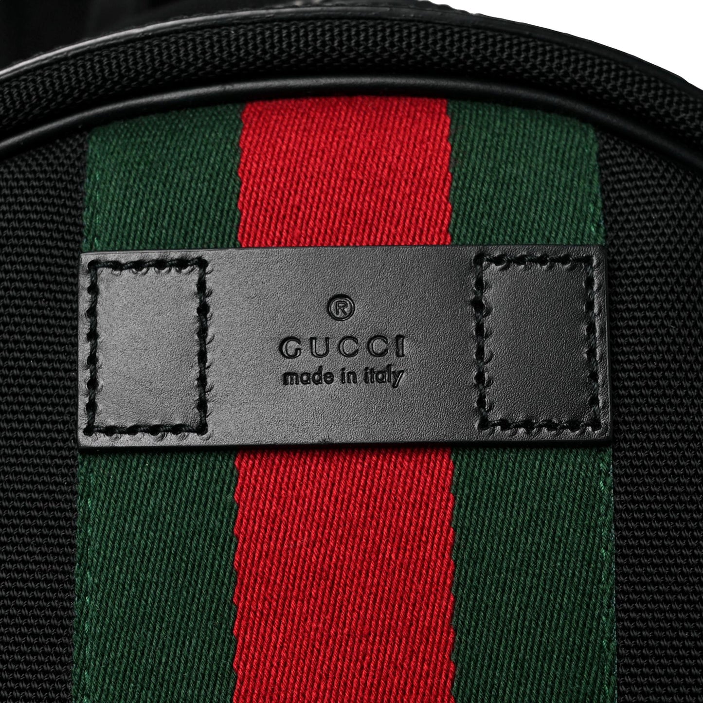 Gucci Monogram Leather Canvas Crossbody