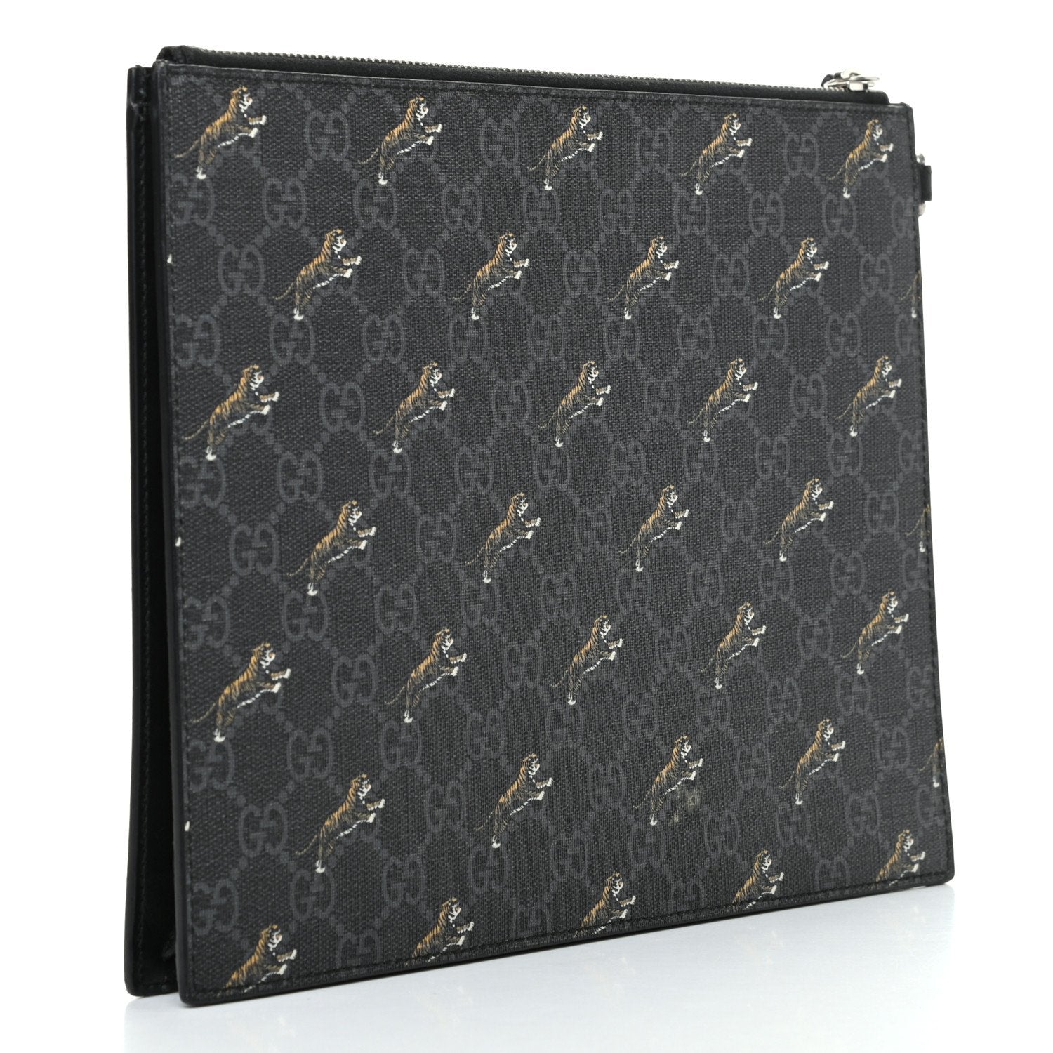 Gucci Monogram Leather Canvas Crossbody