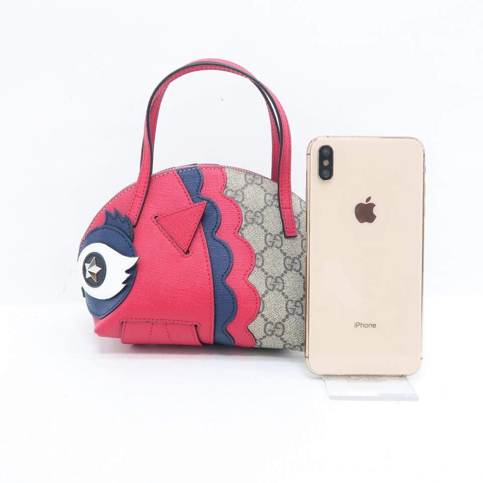 Gucci GG Supreme Grey Canvas Tote Style 3