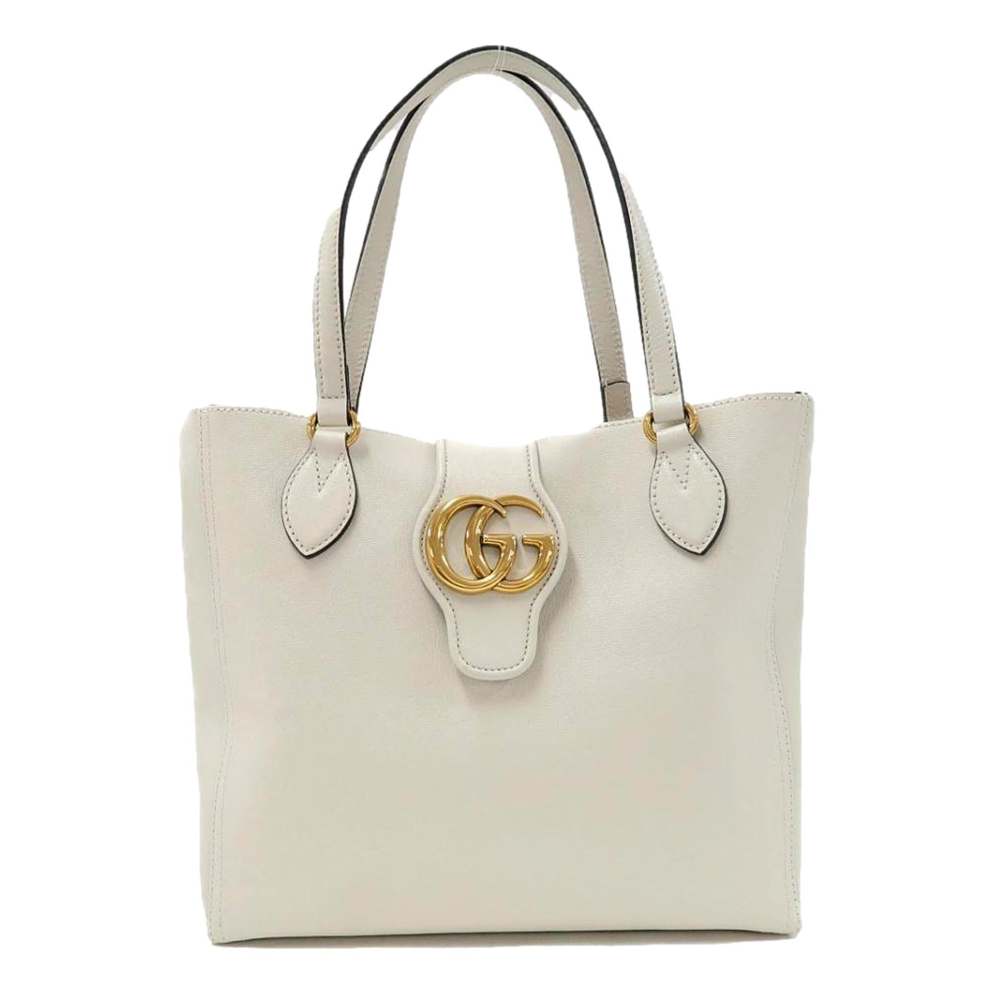 Gucci Monogram Leather Tote