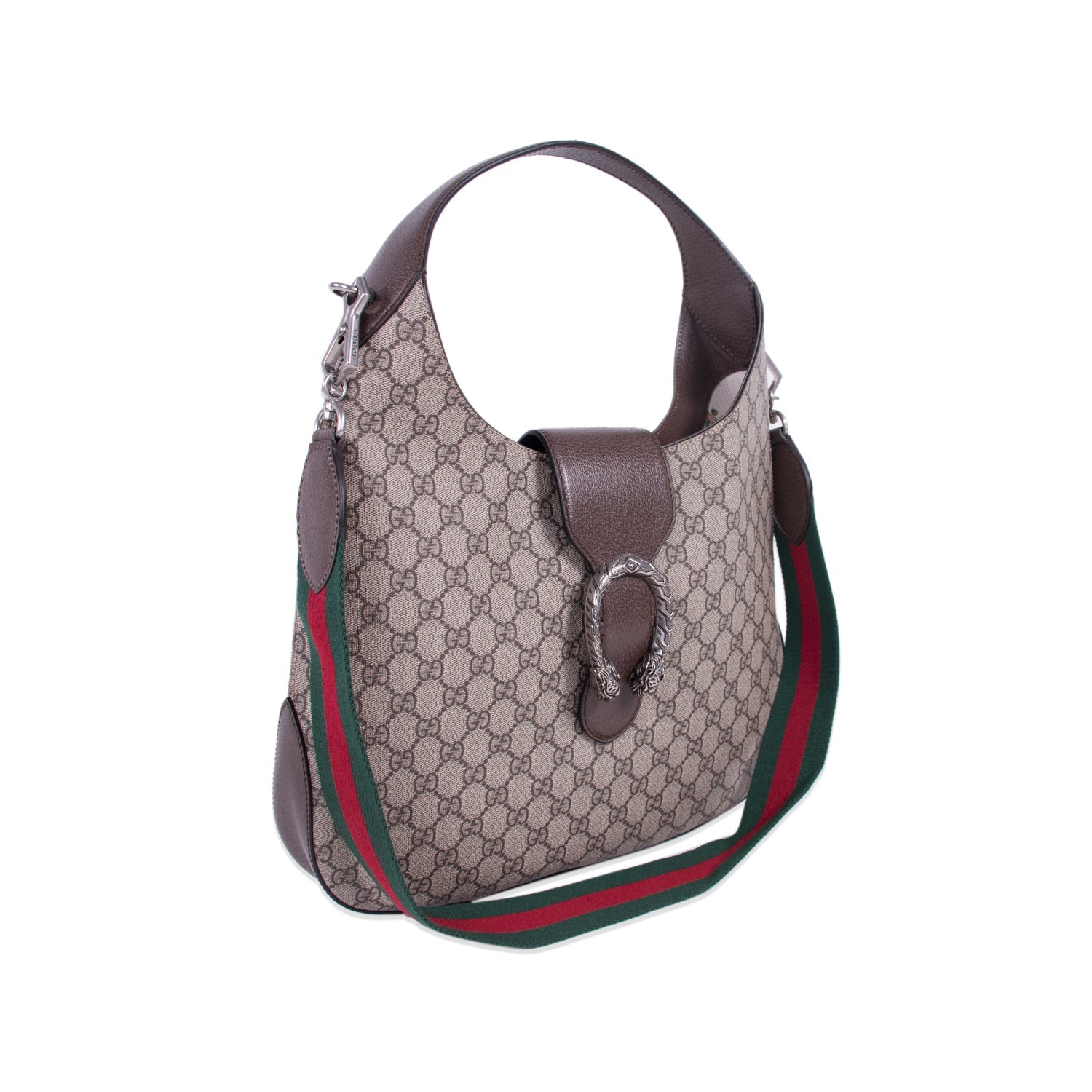 Gucci Dionysus Leather Canvas Shoulder Bag