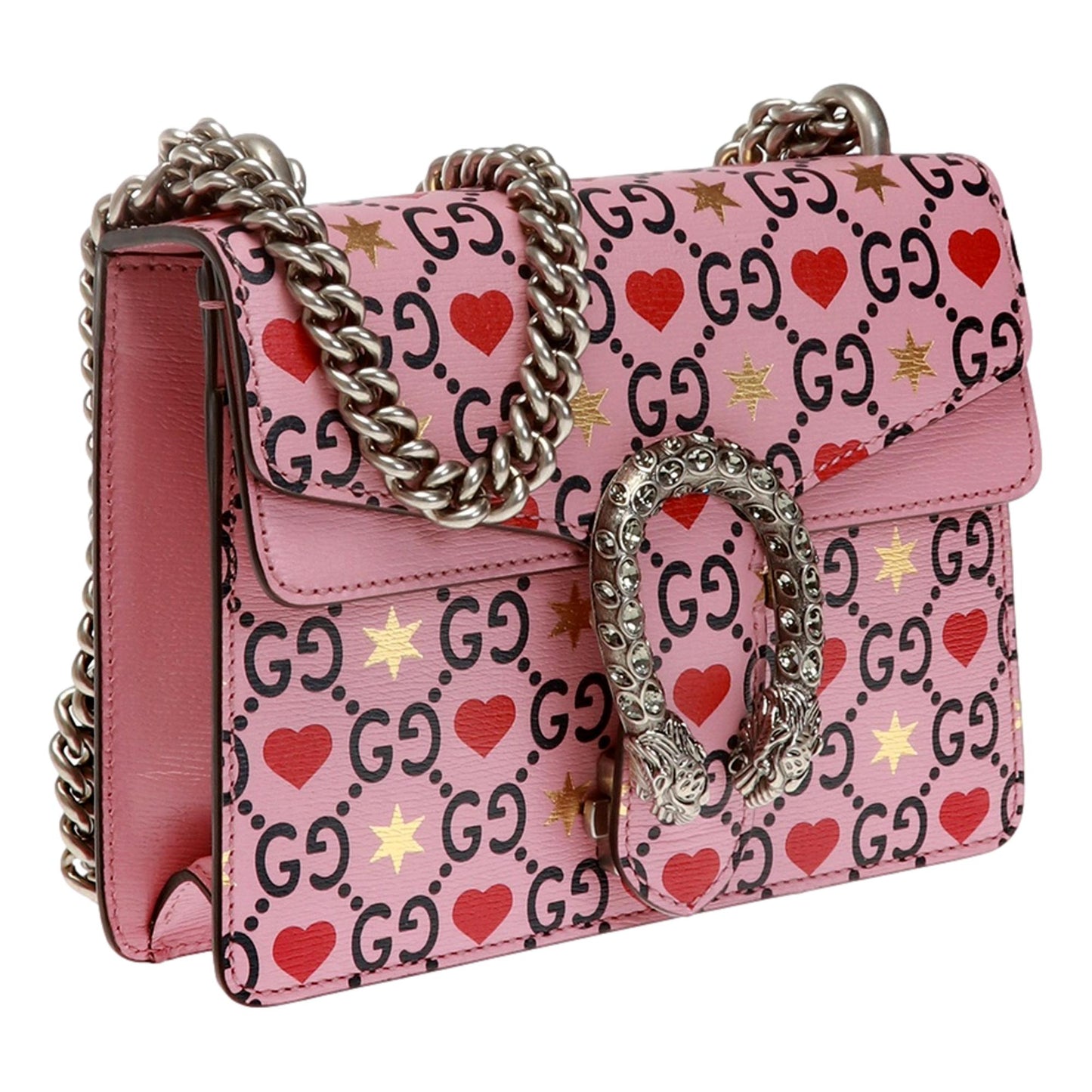 Gucci Monogram Chain Leather Crossbody