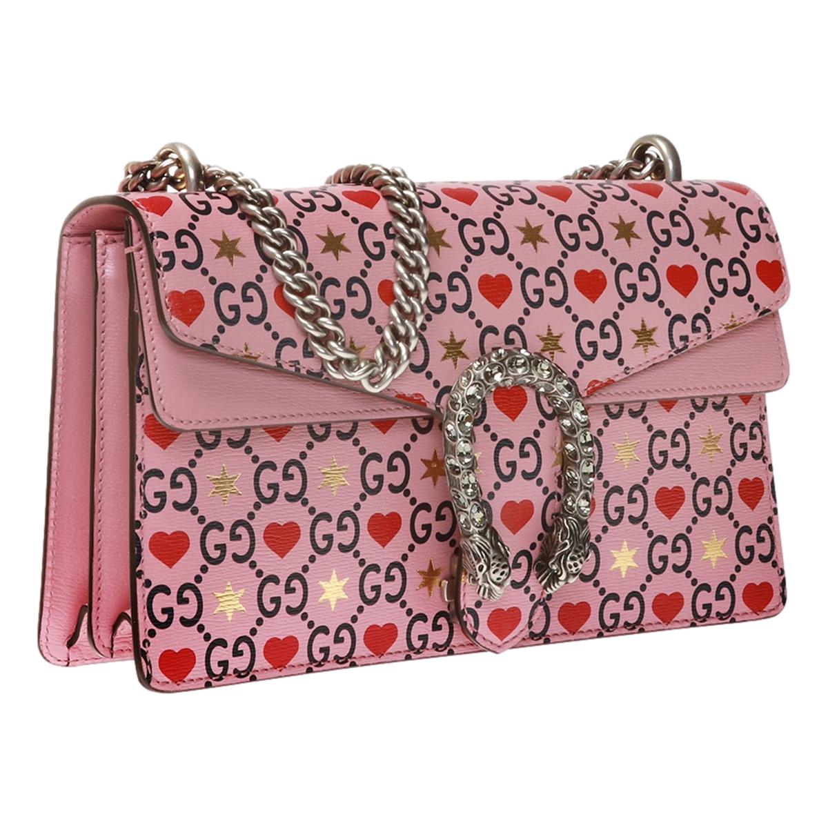 Gucci Monogram Chain Leather Crossbody