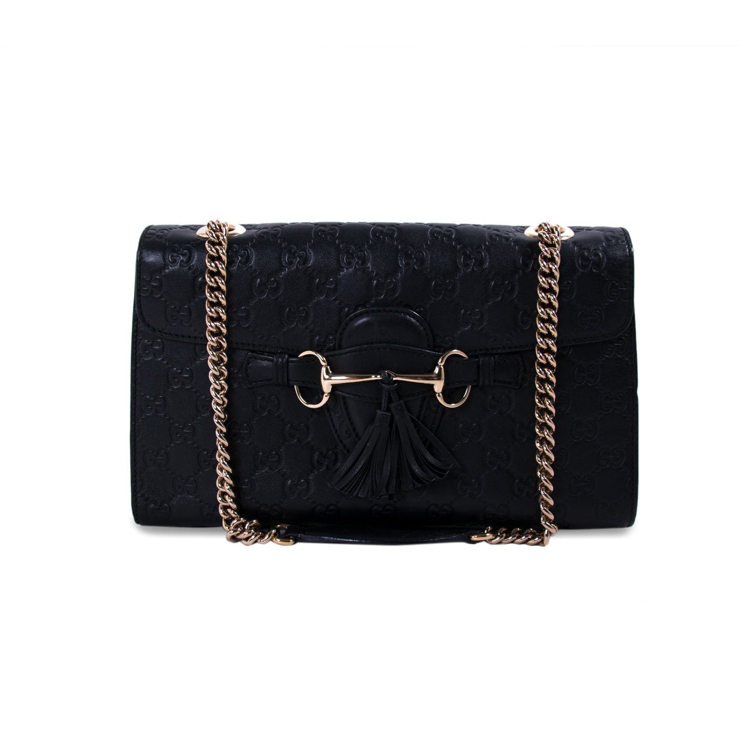 Gucci Guccissima Leather Chain Shoulder Bag Style 2