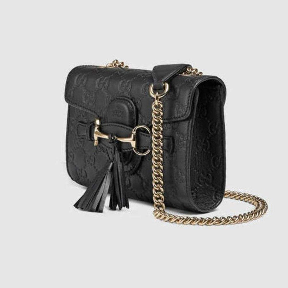 Gucci Chain Leather Crossbody
