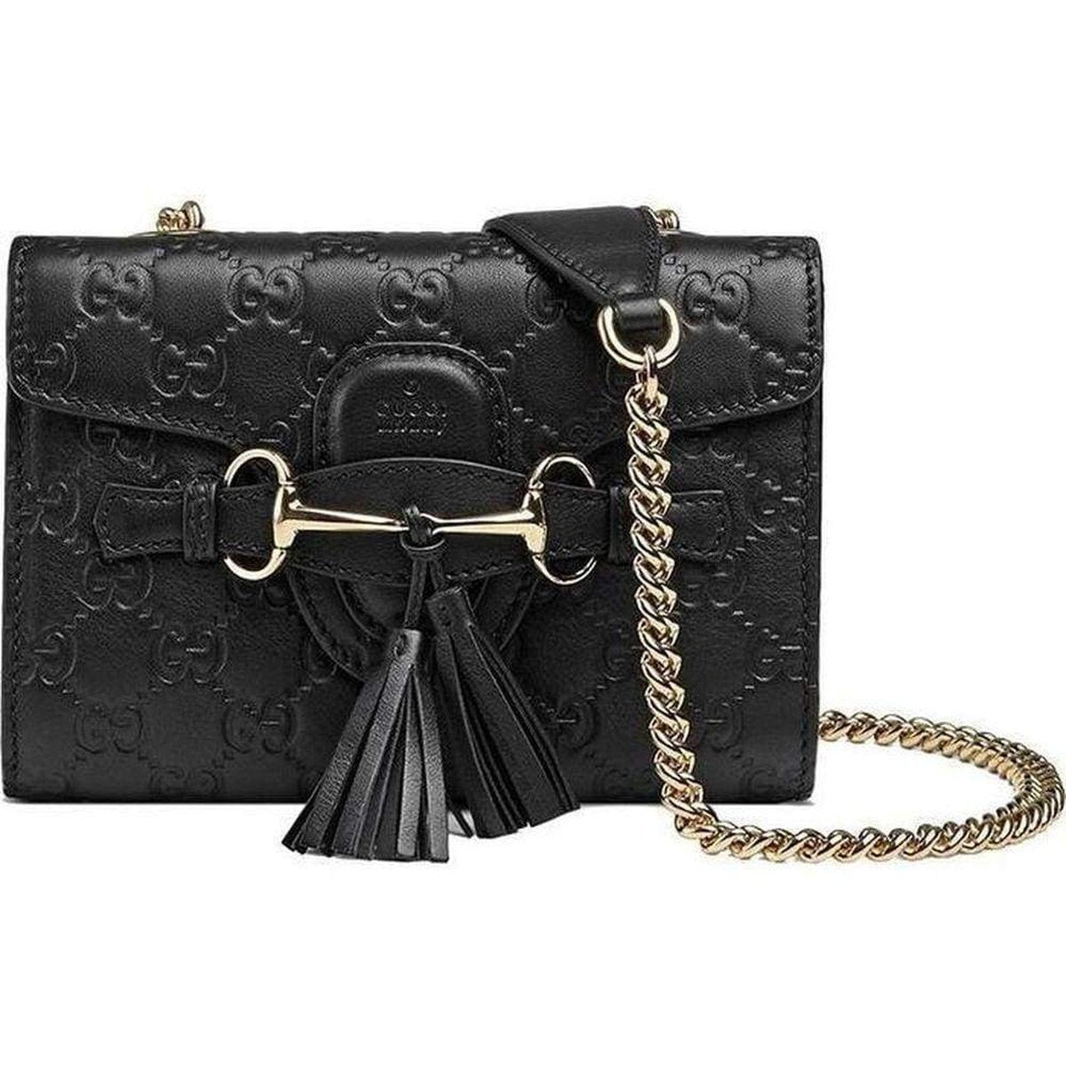 Gucci Chain Leather Crossbody