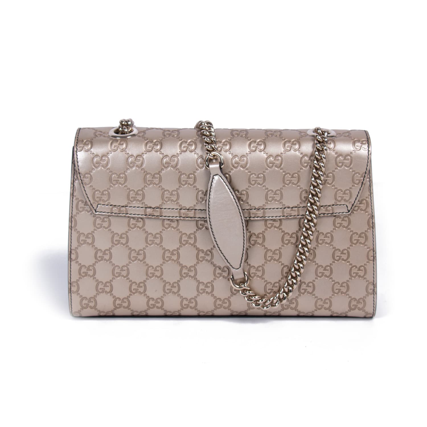 Gucci Leather Metallic Shoulder Bag Style 1