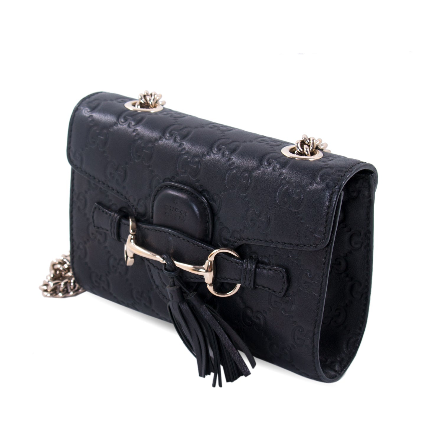 Gucci Leather Chain Shoulder Bag Style 13