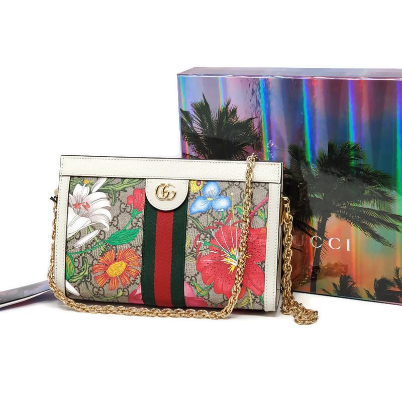 Gucci Flora White Shoulder Bag