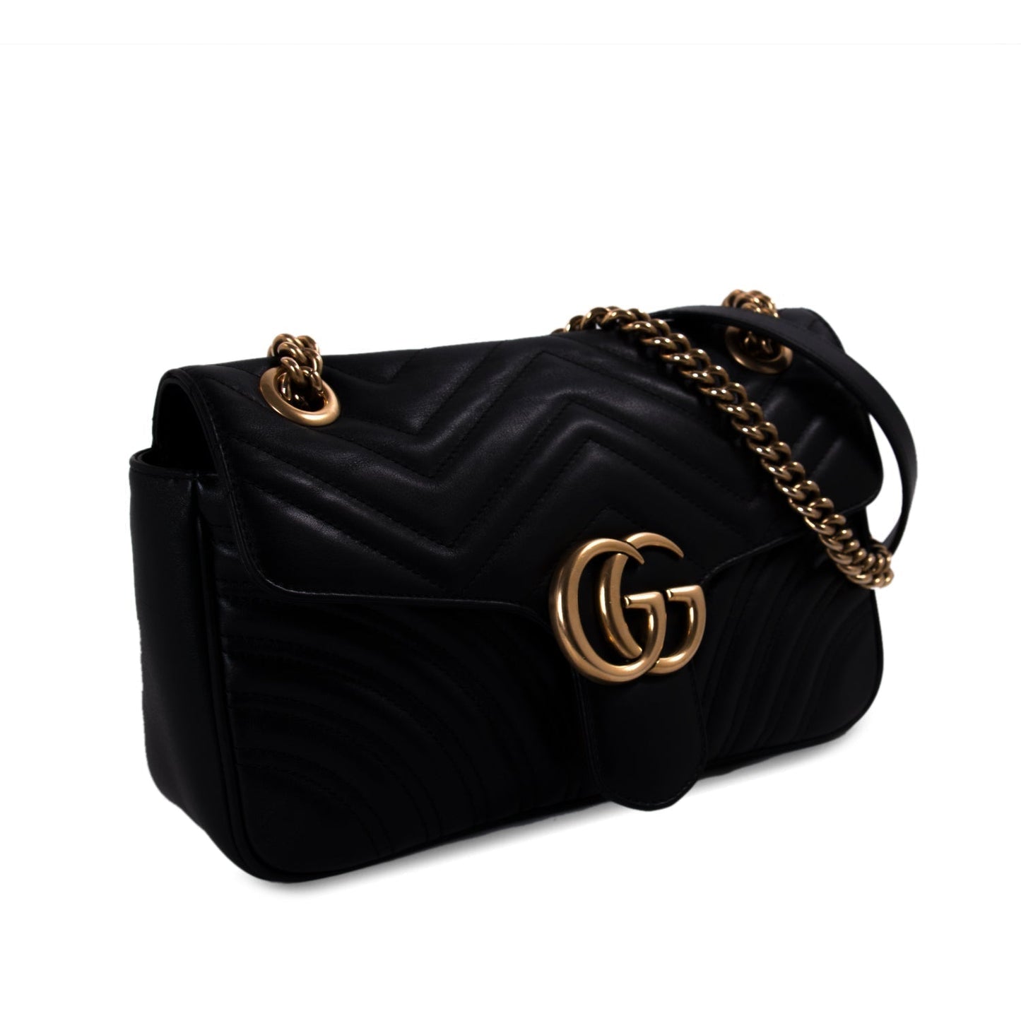 Gucci GG Marmont Quilted Chain Shoulder Bag Style 3