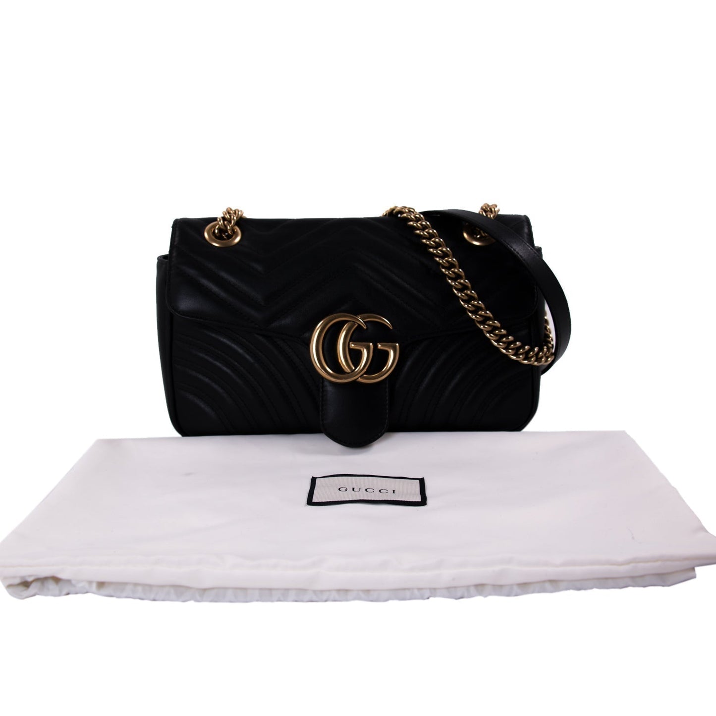 Gucci GG Marmont Quilted Chain Shoulder Bag Style 3