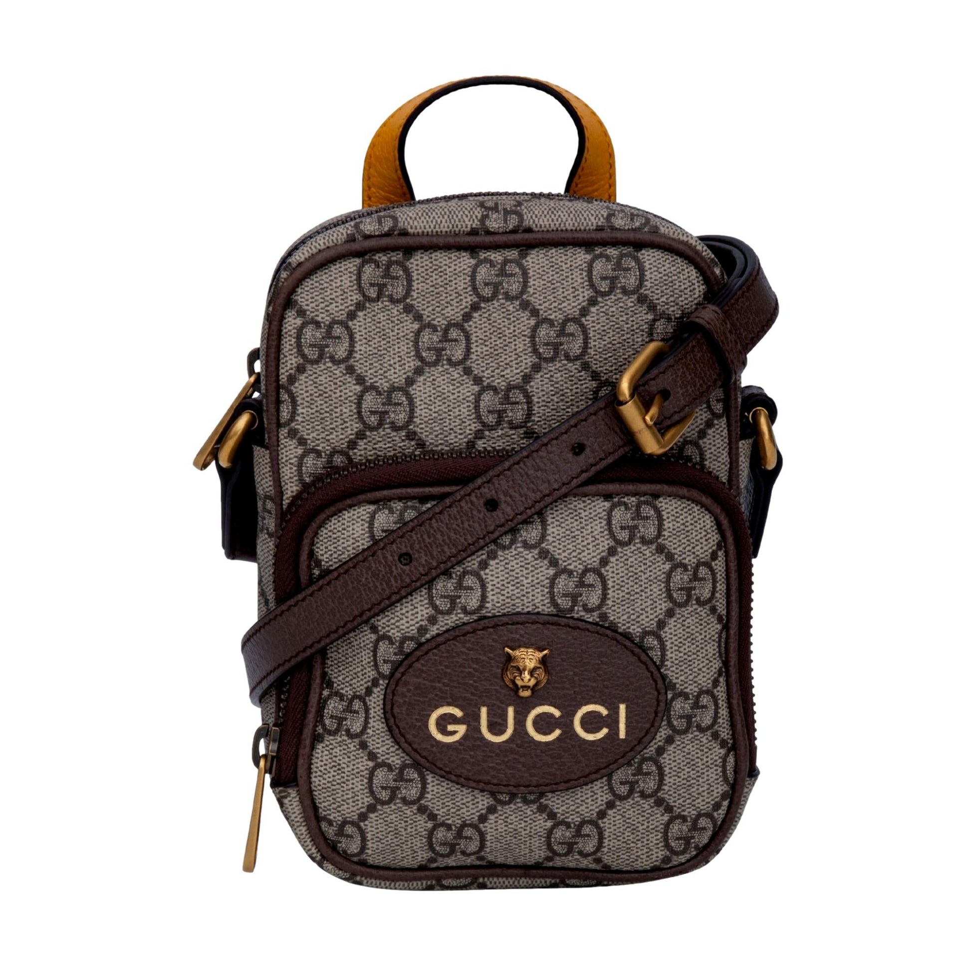 Gucci Monogram Leather Mini Crossbody