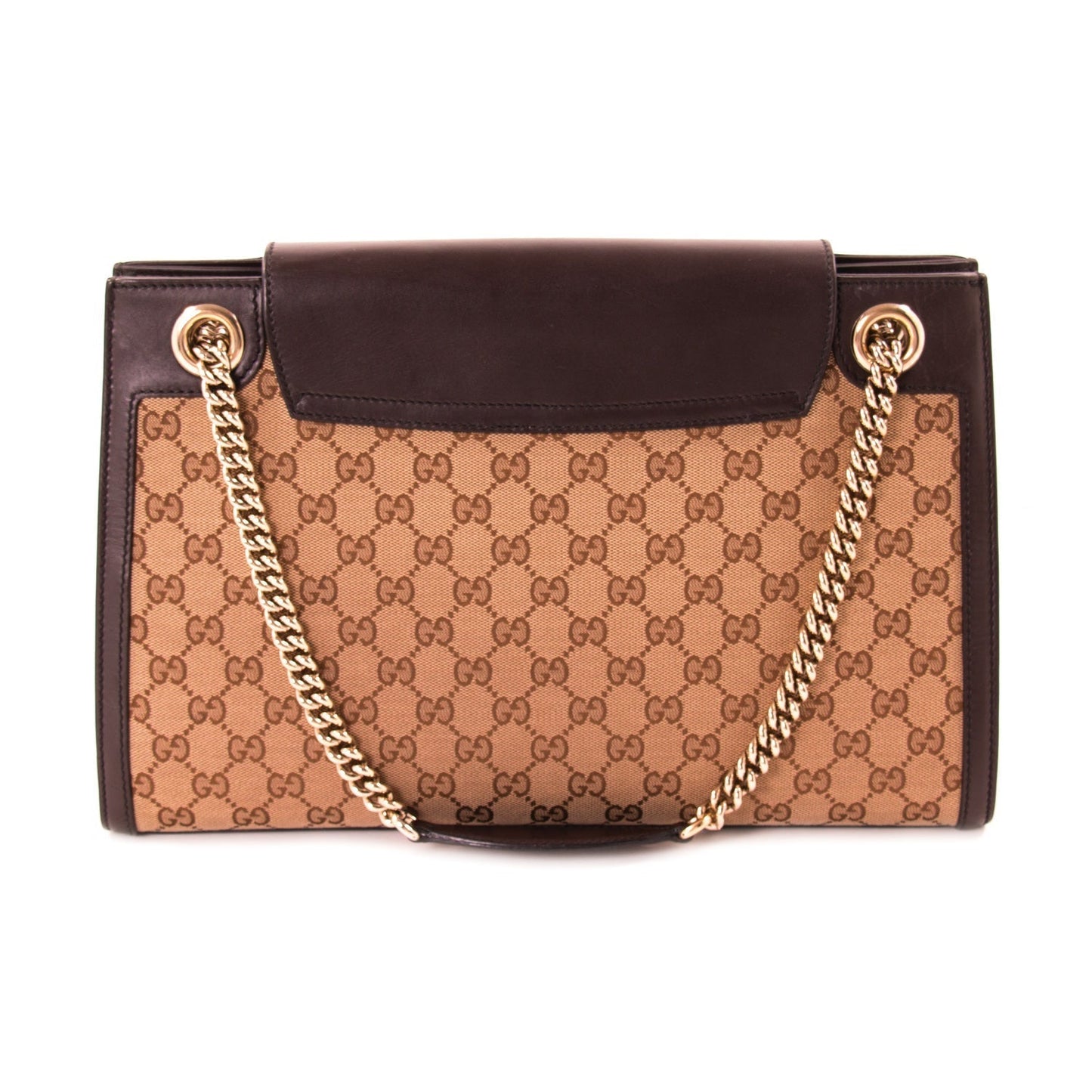 Gucci Leather Canvas Shoulder Bag Style 33