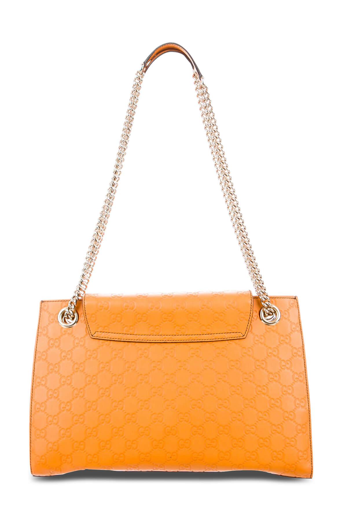 Gucci Guccissima Leather Chain Shoulder Bag Style 1