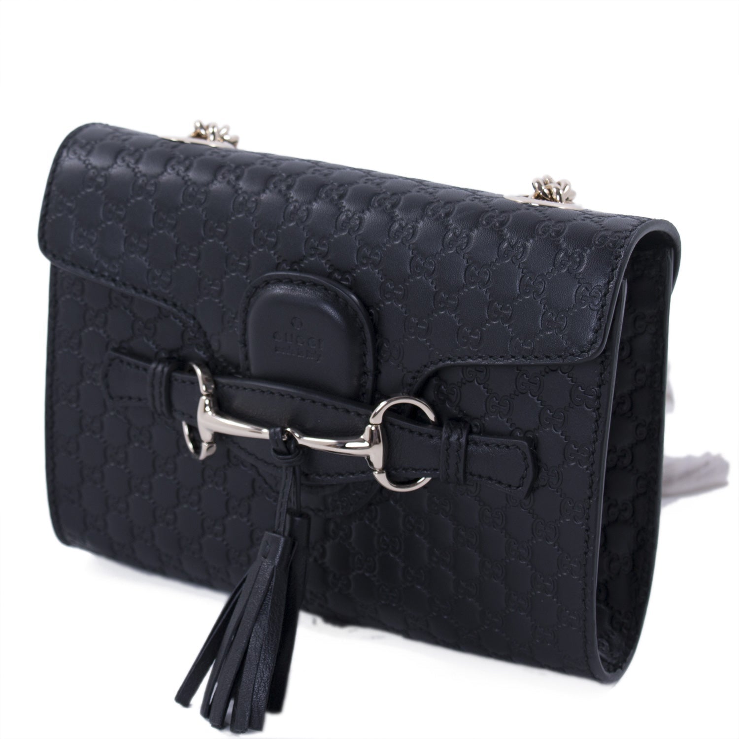 Gucci Guccissima Leather Chain Shoulder Bag Style 7