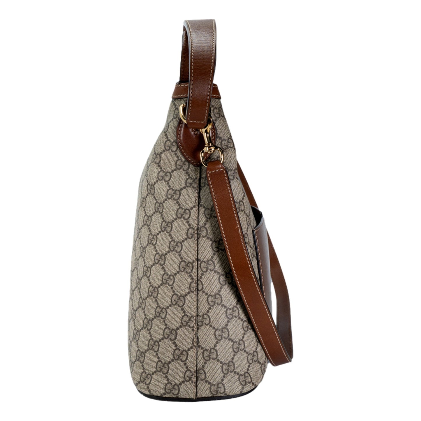 Gucci Monogram Chain Leather Tote