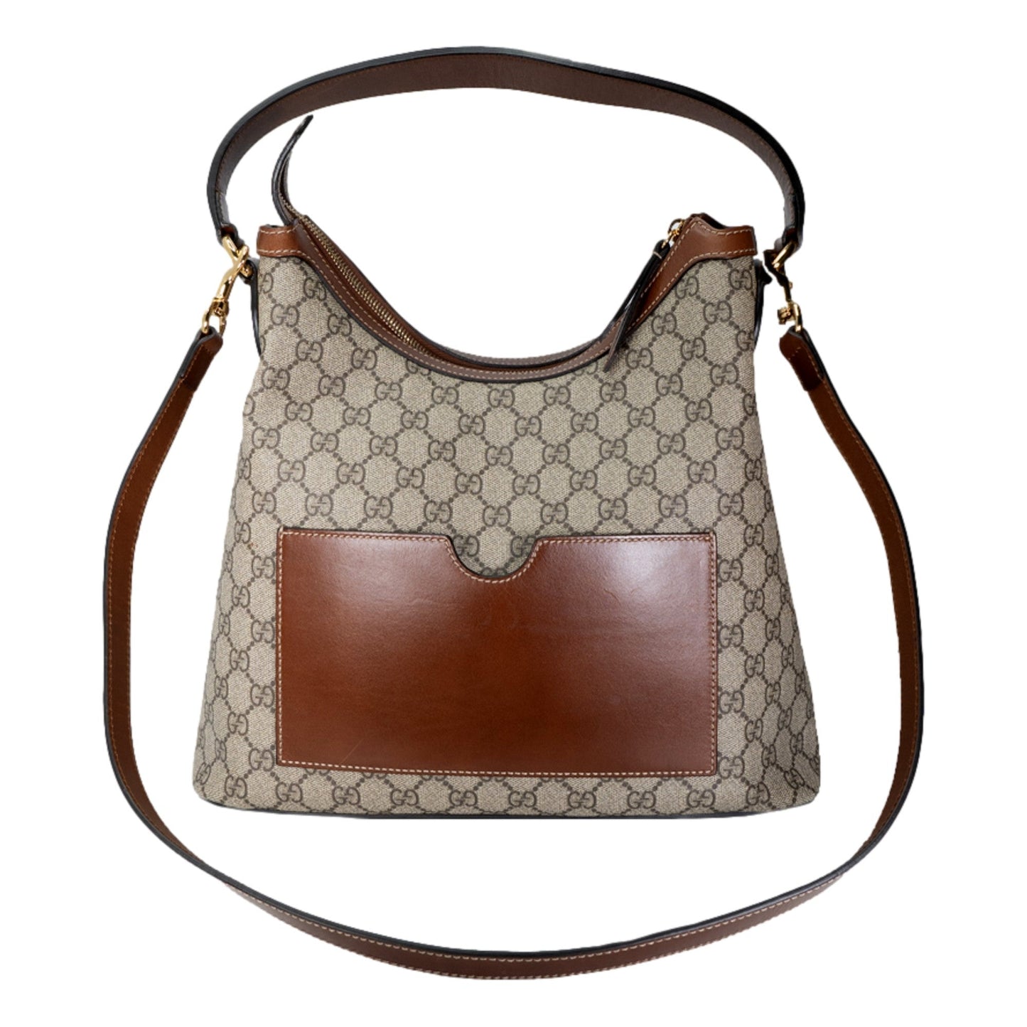 Gucci Monogram Chain Leather Tote