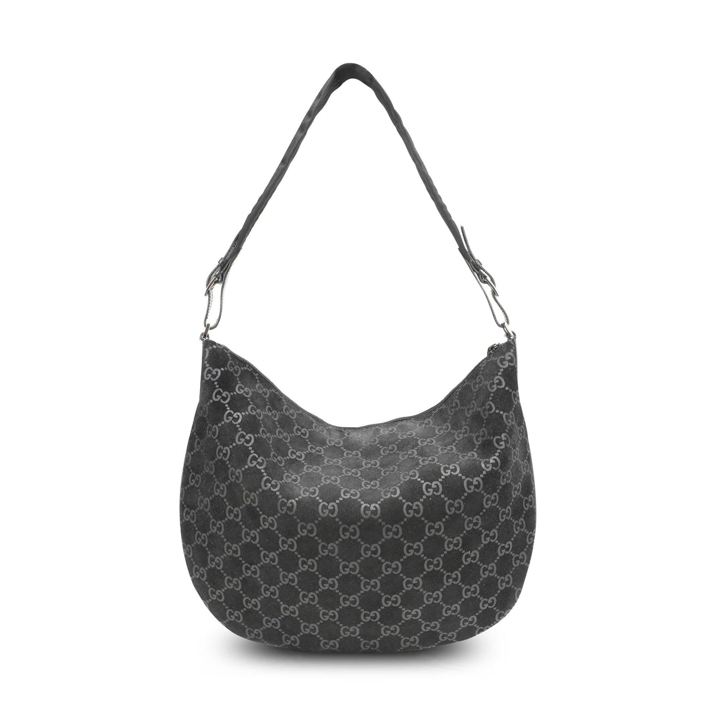 Gucci Monogram Leather Canvas Shoulder Bag