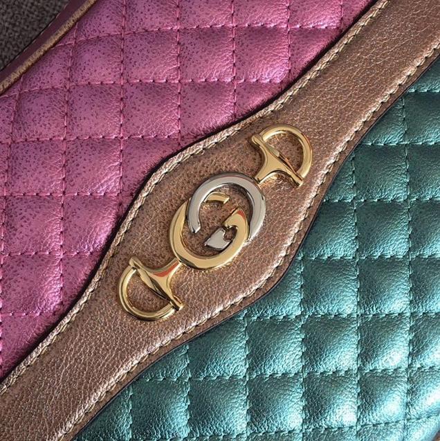 Gucci Monogram Quilted Leather Crossbody