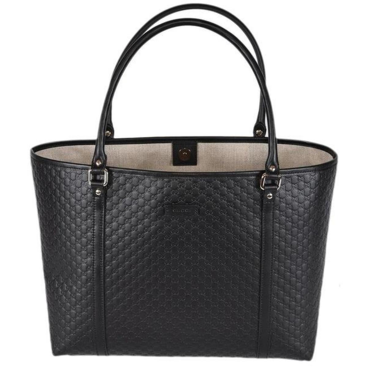 Gucci Monogram Leather Tote