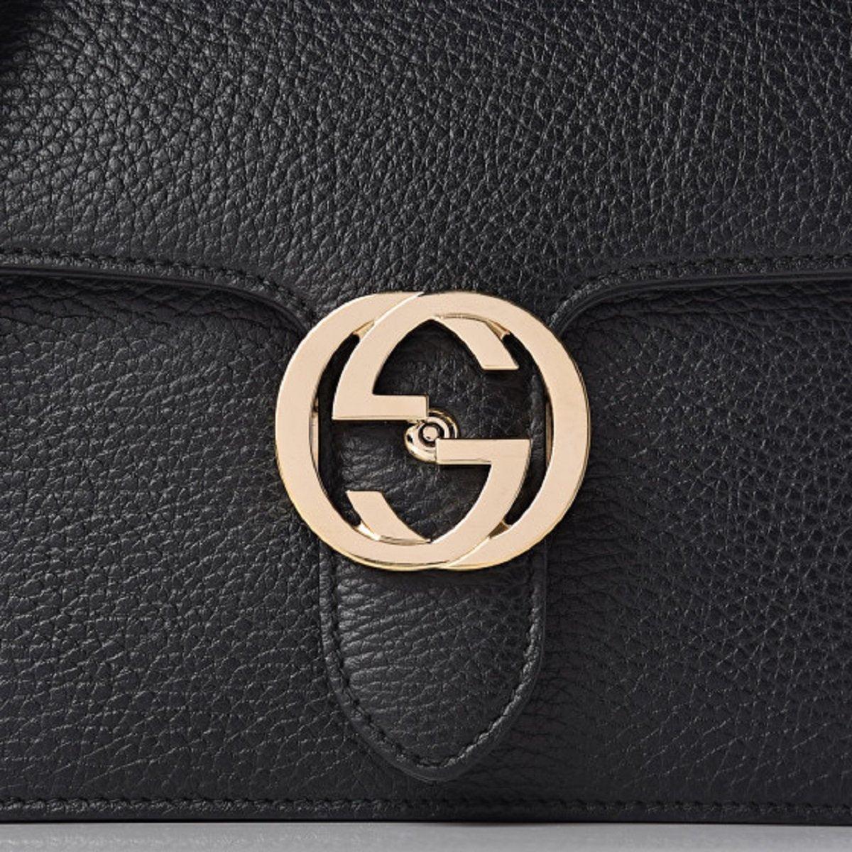 Gucci Monogram Chain Leather Crossbody