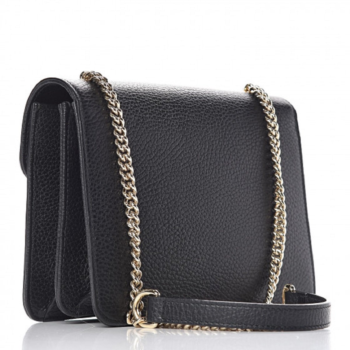 Gucci Monogram Chain Leather Crossbody