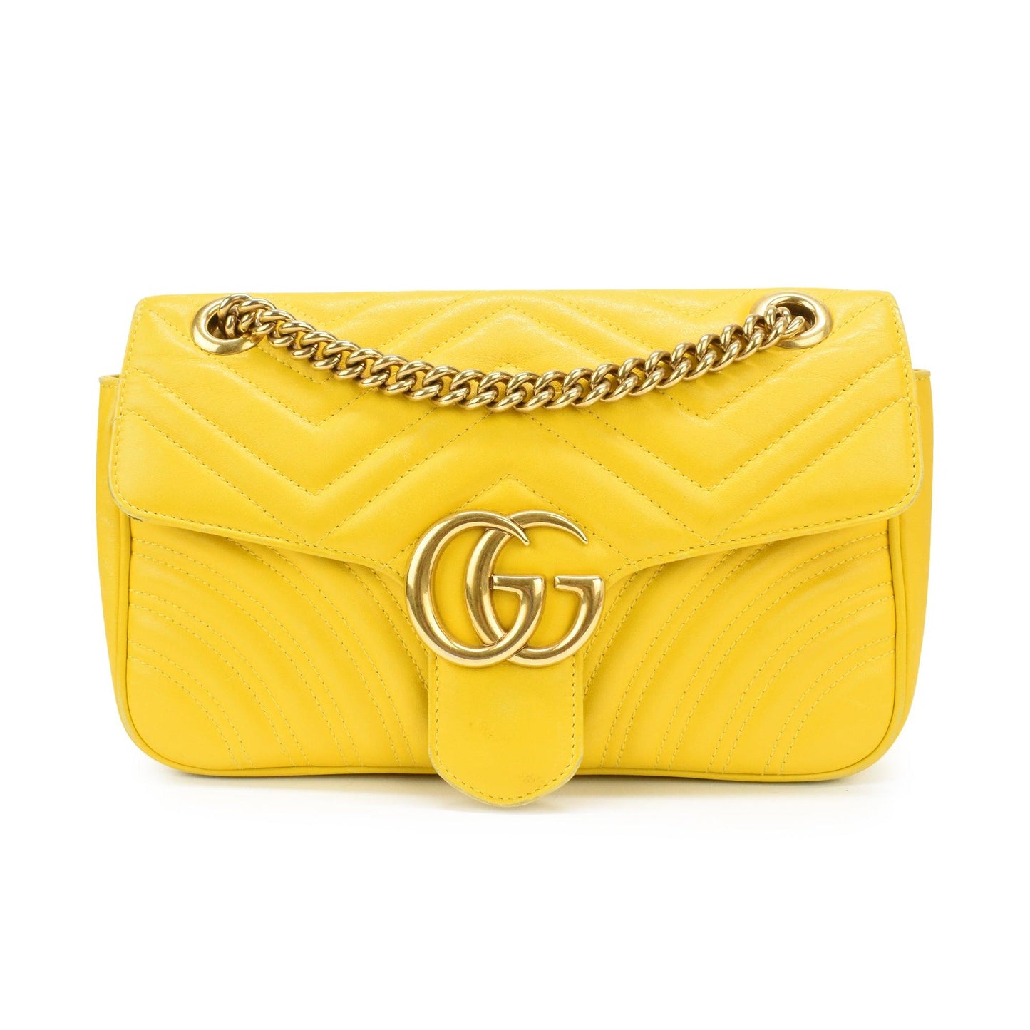 Gucci Chain Leather Shoulder Bag